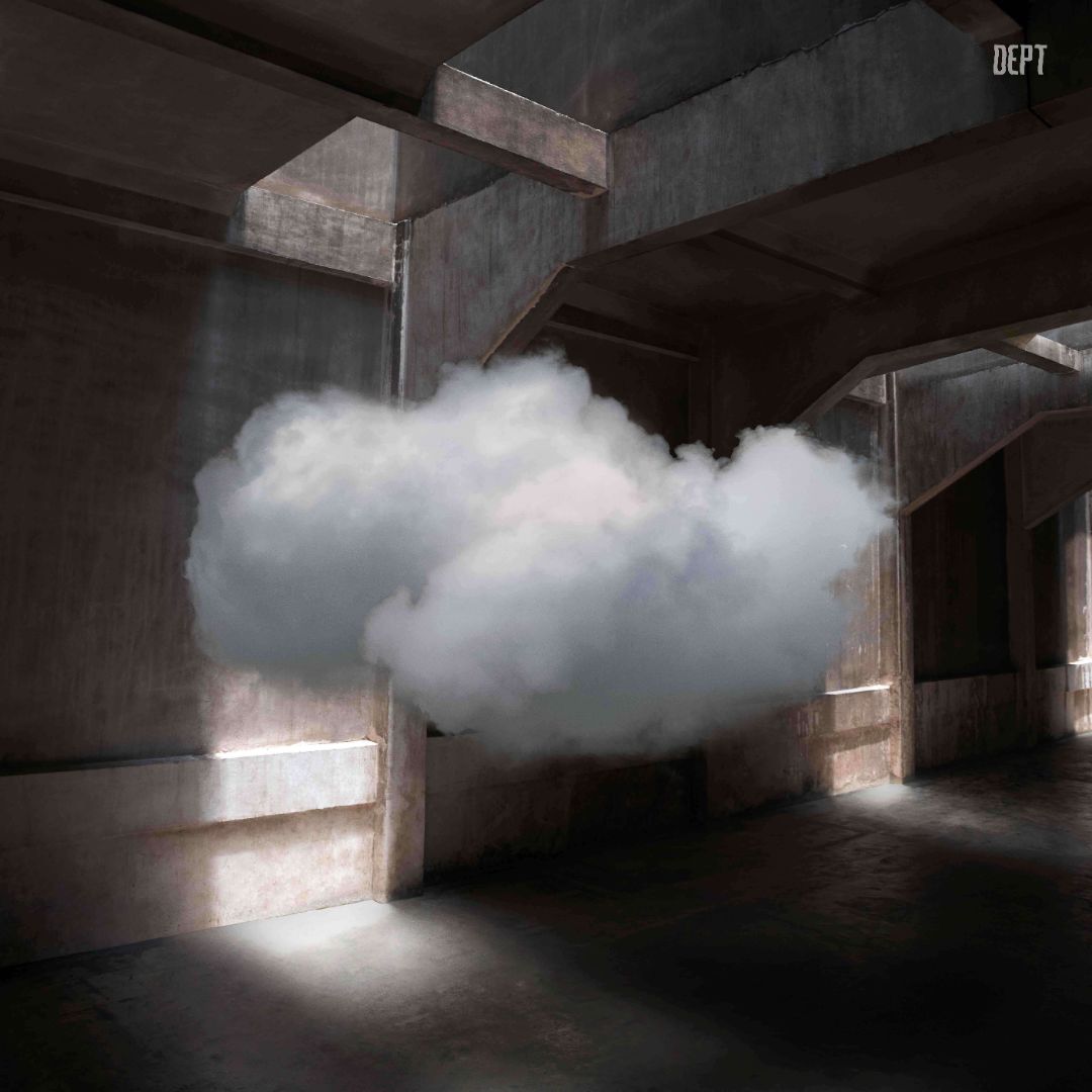 not smoke, but cloud